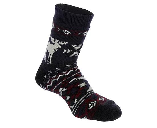 Fireside Men's Moose Slipper Sock 1 Pair Product Image