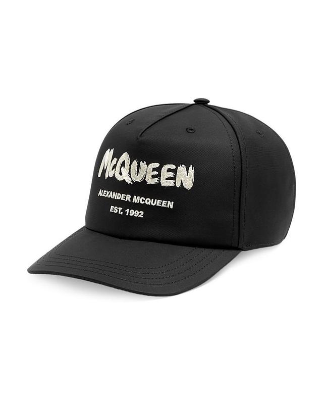 Alexander McQueen Graffiti Logo Embroidered Baseball Cap Product Image