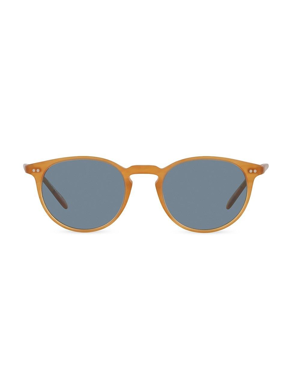 Oliver Peoples Riley 49mm Round Sunglasses Product Image