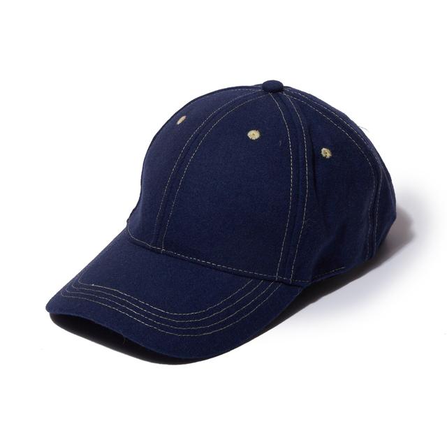 Grayers Logo Wool Baseball Cap - Deep Blue Product Image