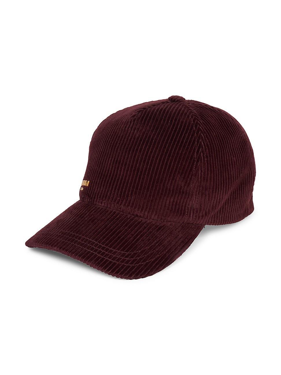 Womens Corduroy Baseball Cap Product Image