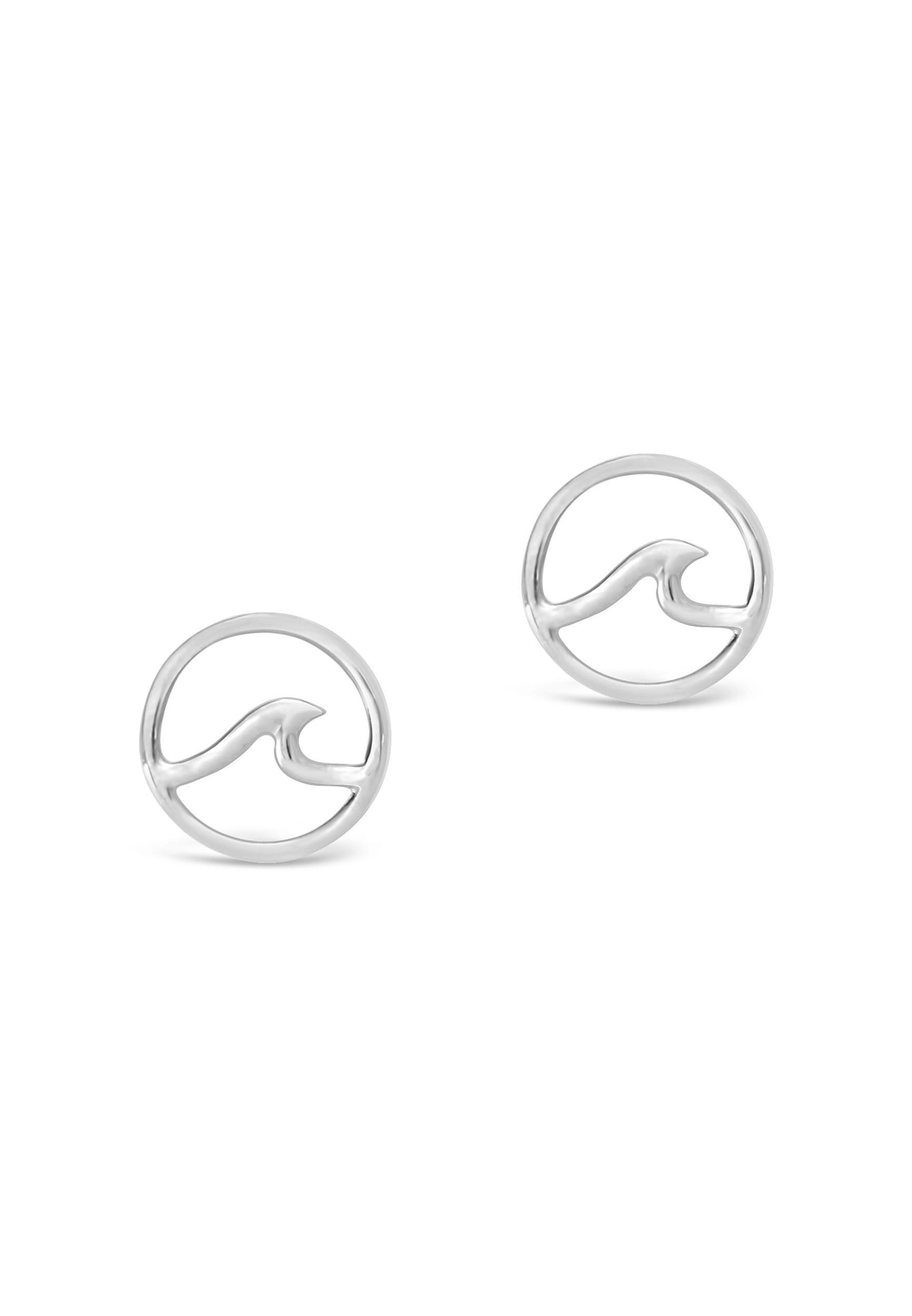 Wave Stud Earrings Product Image