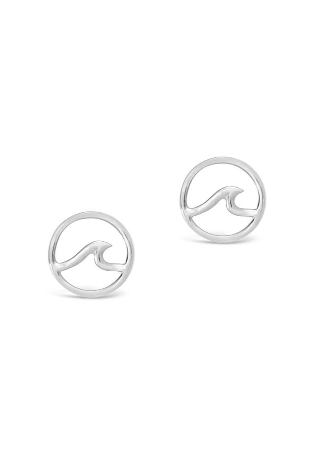 Wave Stud Earrings Product Image