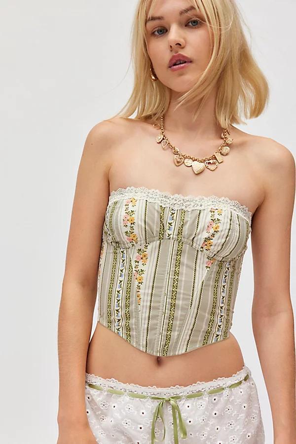 Out From Under Autumn Skies Strapless Corset Top Womens at Urban Outfitters Product Image