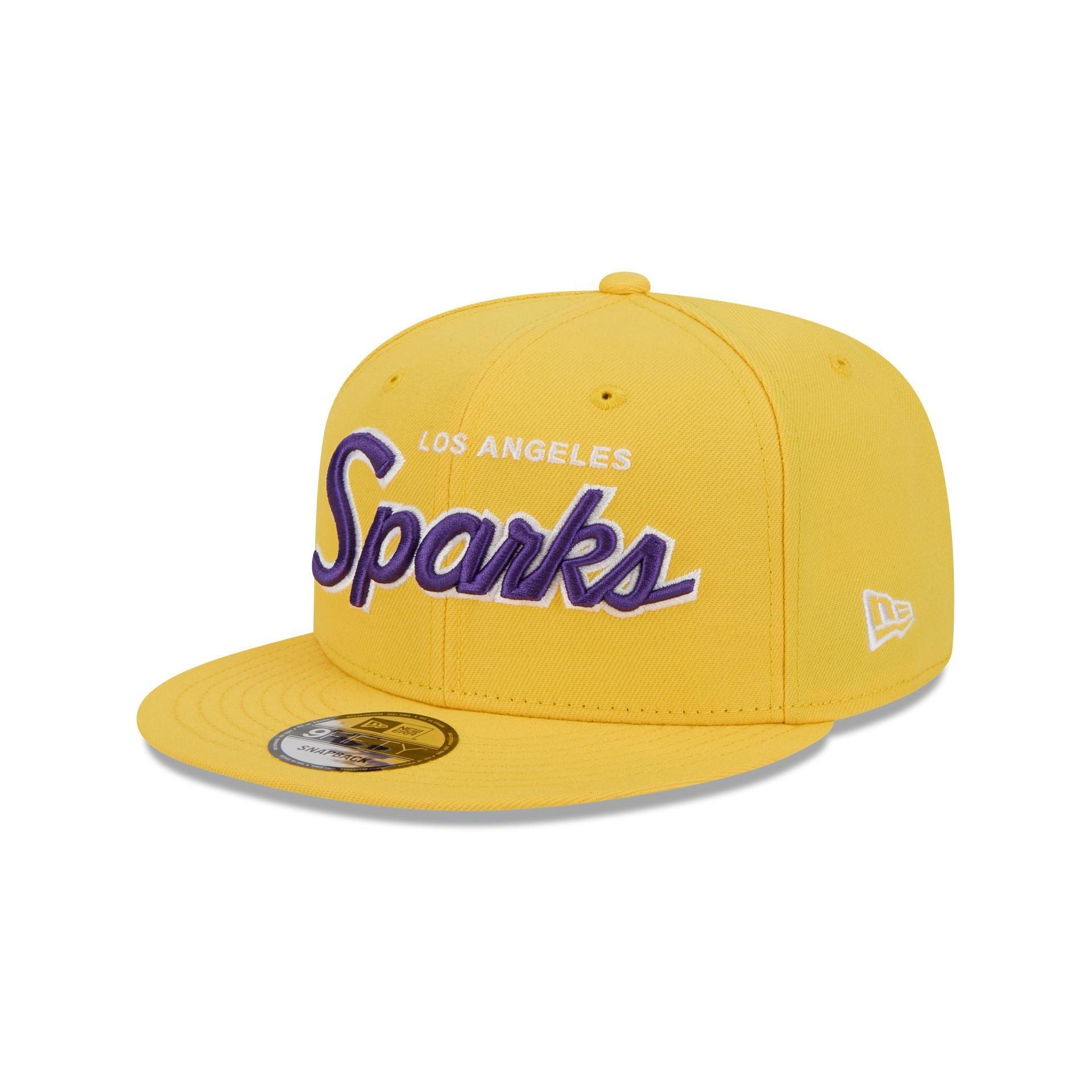 Los Angeles Sparks Script 9FIFTY Snapback Hat Male Product Image