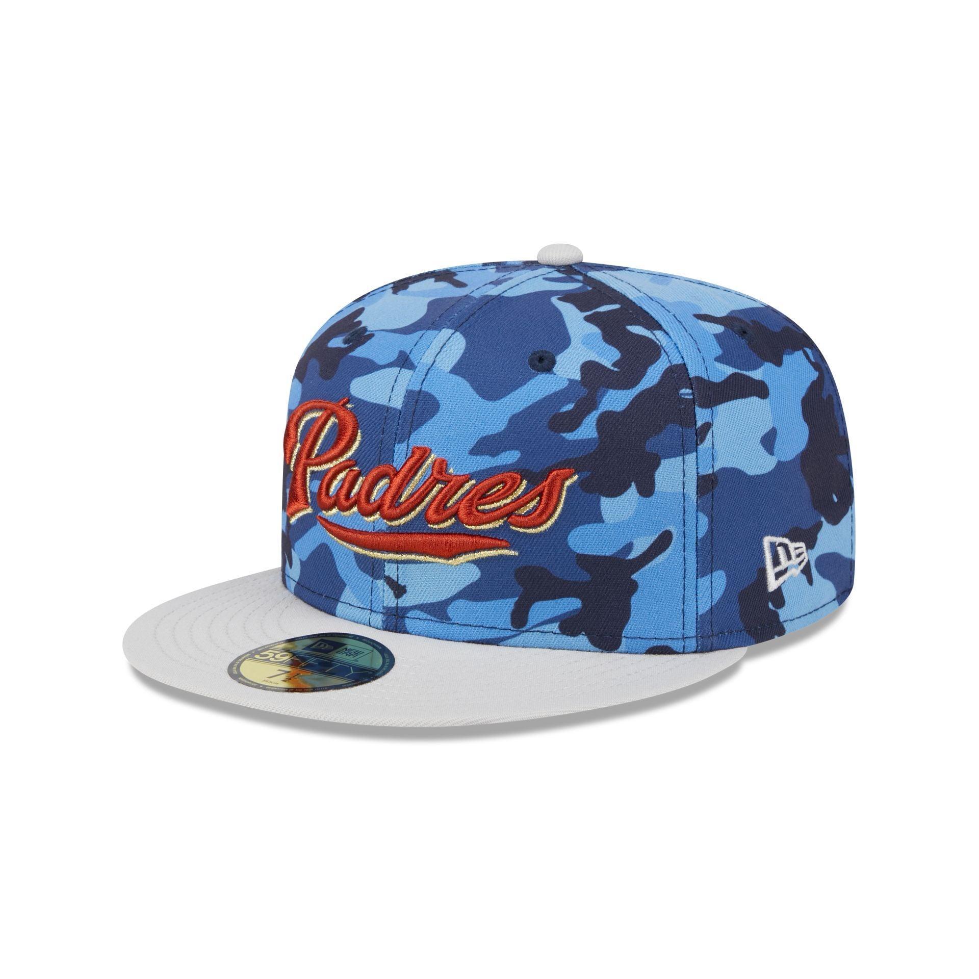 San Diego Padres Blue Camo 59FIFTY Fitted Hat Male Product Image