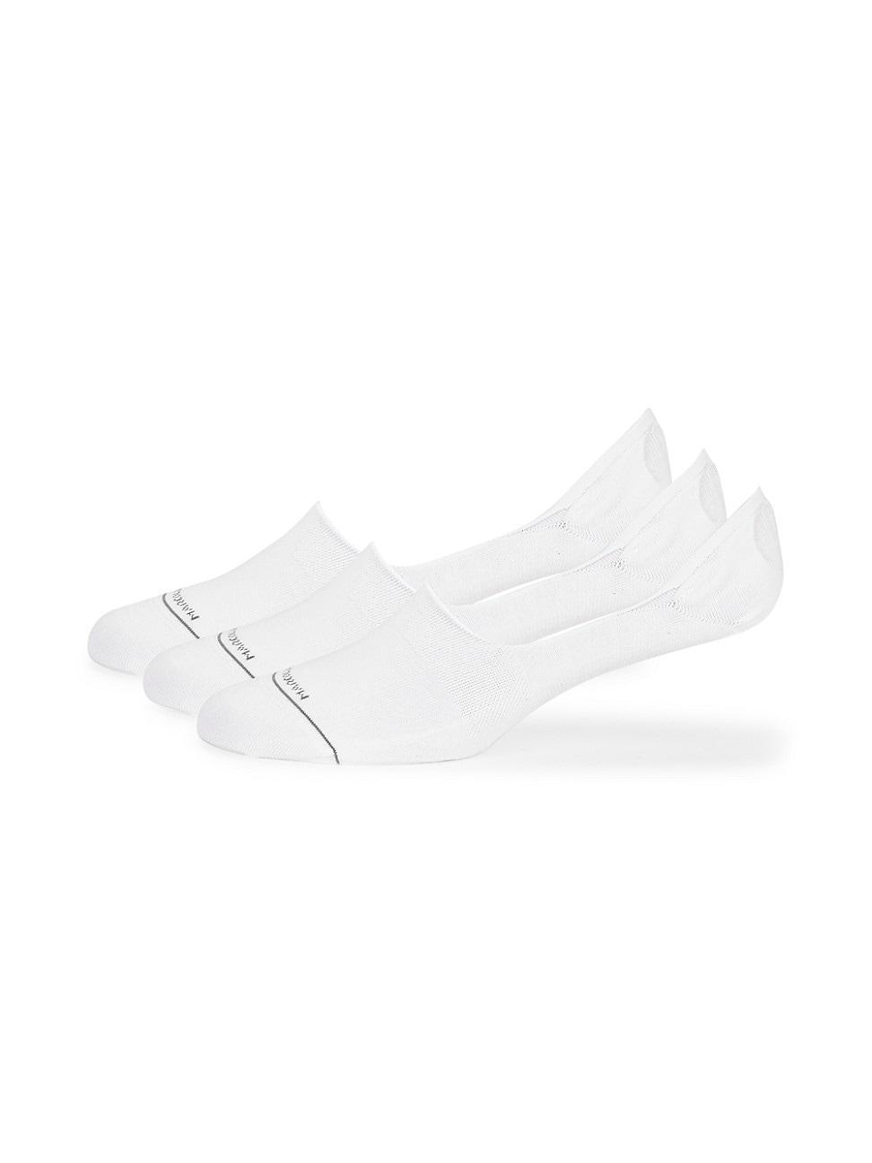 Mens Invisible Touch 3-Pair No-Show Sock Set Product Image