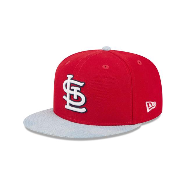 St. Louis Cardinals Patch Denim 59FIFTY Fitted Hat Male Product Image