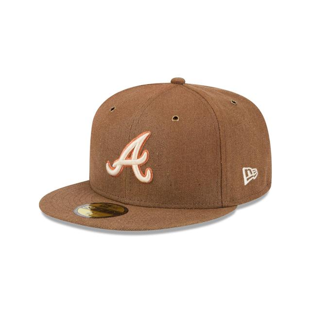 Atlanta Braves Antique Plaid 59FIFTY Fitted Hat Male Product Image