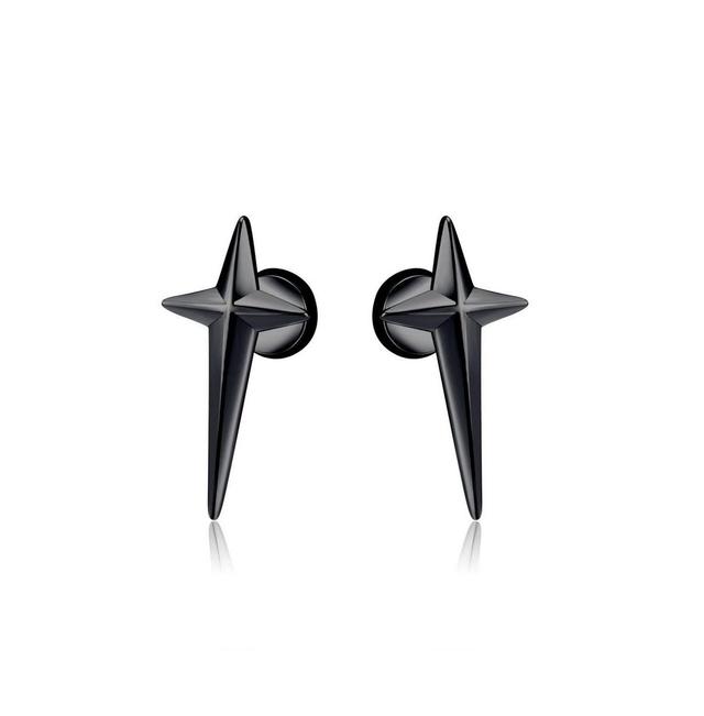 Stainless Steel Cross Stud Earrings Product Image