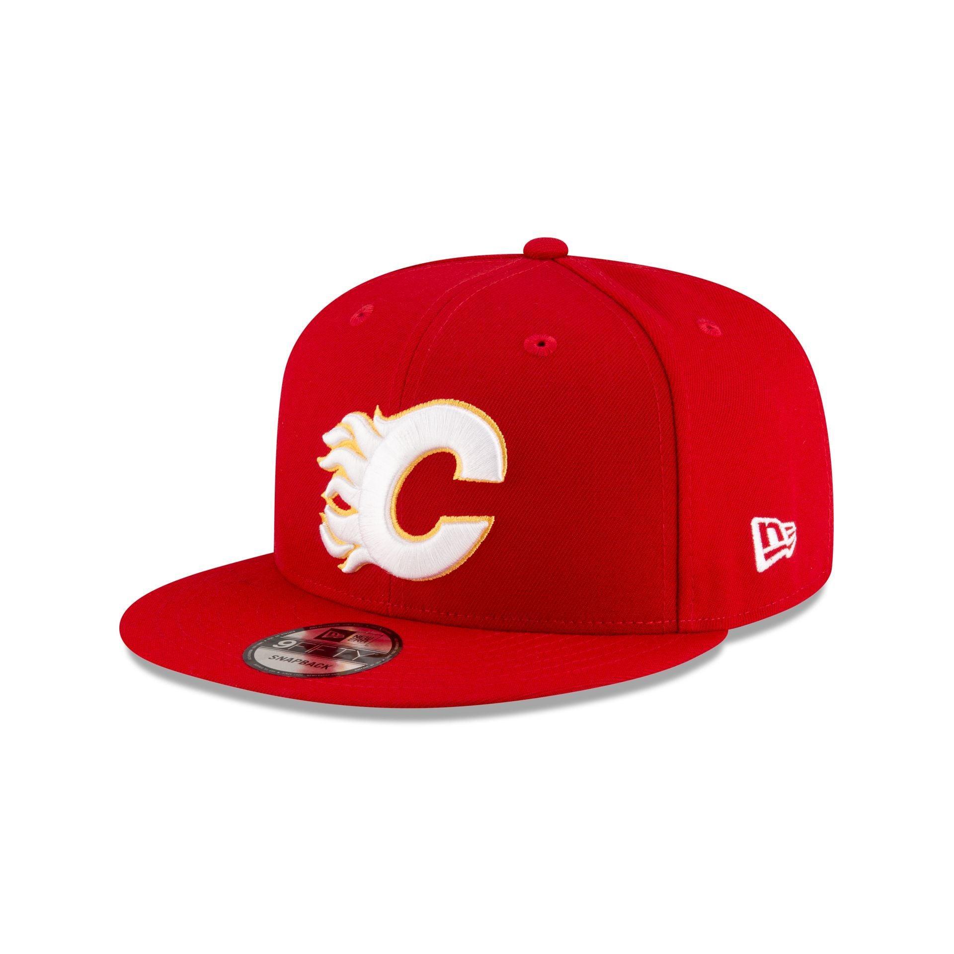 Calgary Flames Red 9FIFTY Snapback Hat Male Product Image