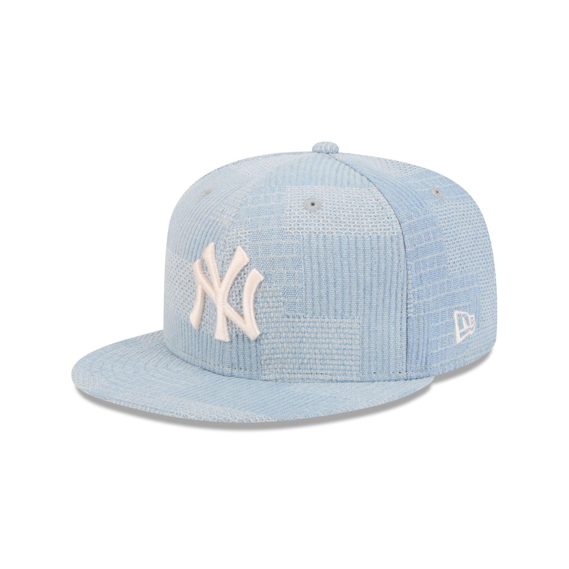 New York Yankees Denim Patchwork 9FIFTY Snapback Hat Male Product Image