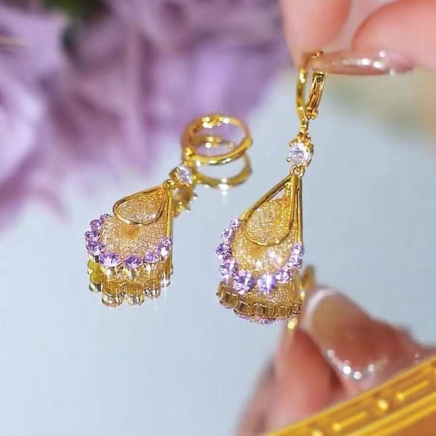 Rhinestone Drop Earring Product Image