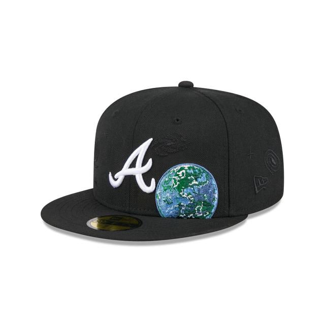 Atlanta Braves Global 59FIFTY Fitted Hat Male Product Image