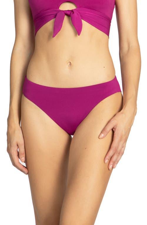 Womens Ava Mid-Rise Bikini Bottom Product Image