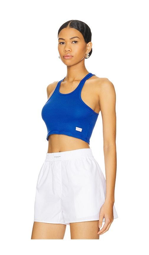 Alexander Wang Cropped Classic Racer Tank Top Product Image