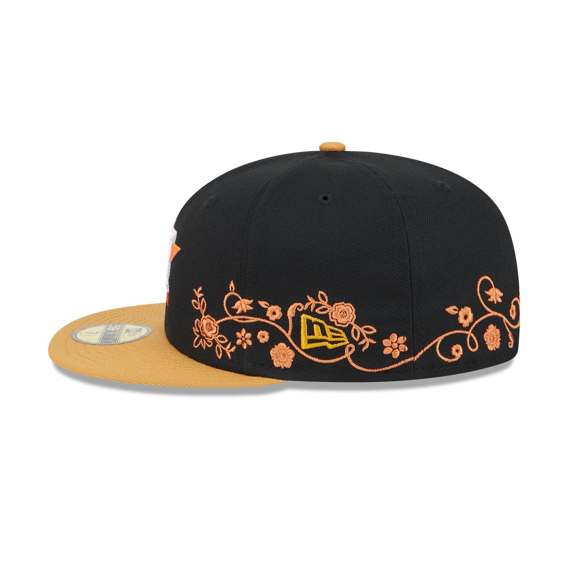 Houston Astros Floral Vine 59FIFTY Fitted Hat Male Product Image