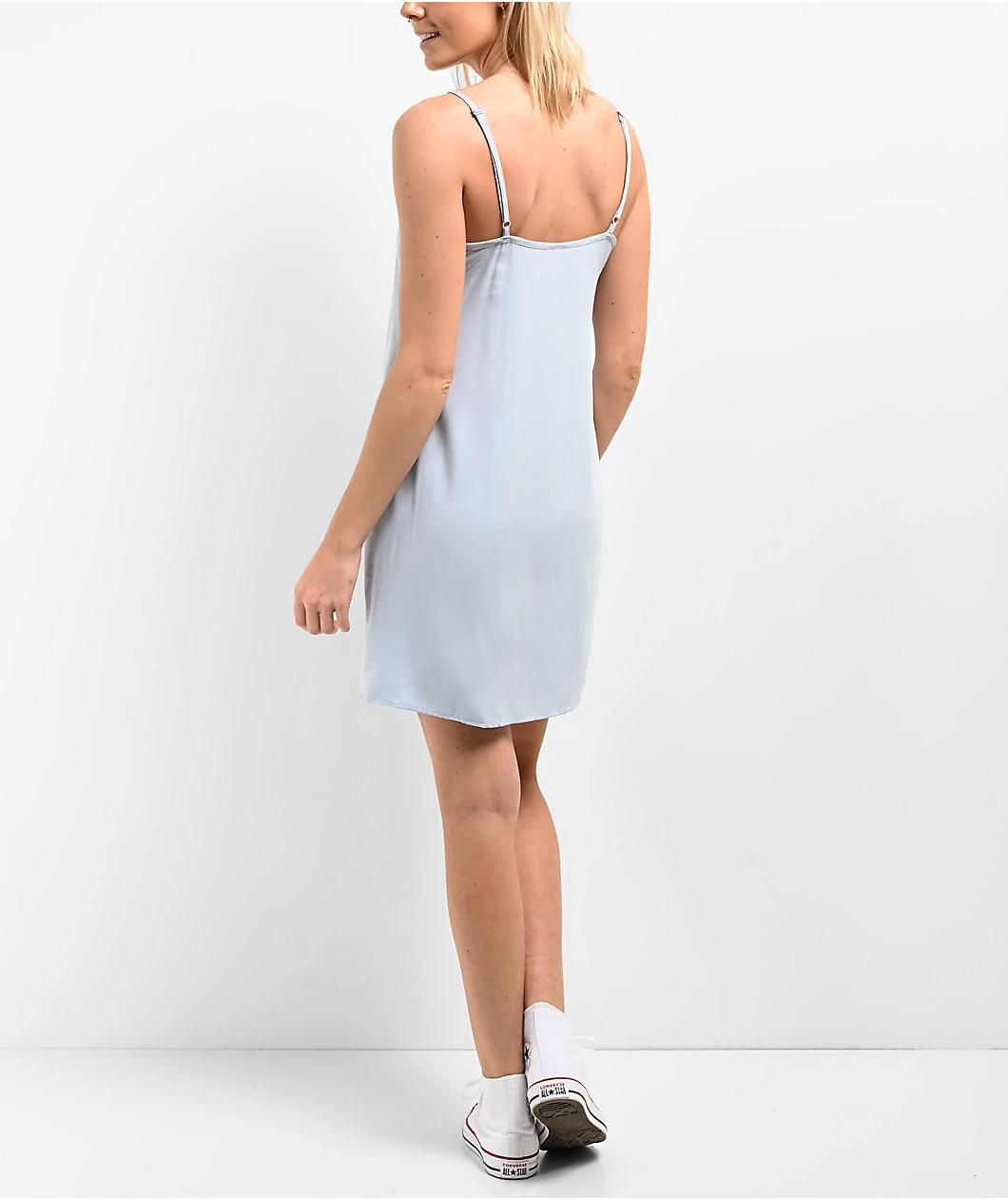 Zine Remi Light Blue Slip Dress Product Image