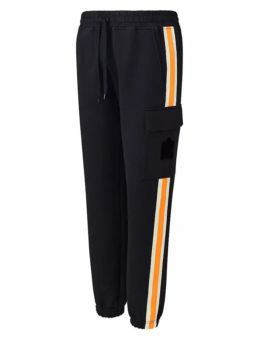 Marvin Logo Stripe Elastic Drawstring Sweatpants Product Image