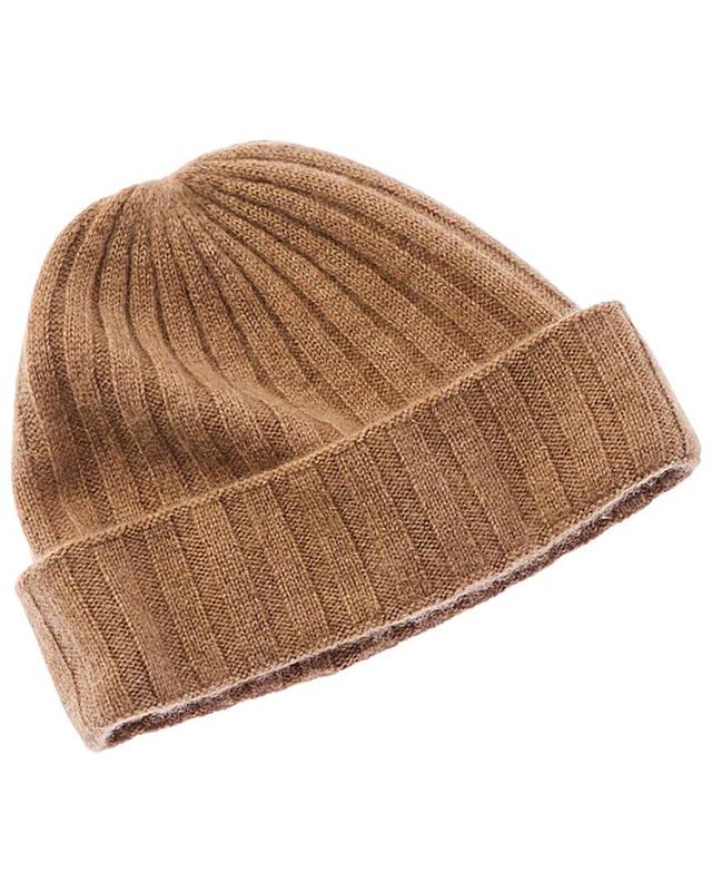 Toteme Ribbed-knit Cashmere Beanie In Beige Product Image