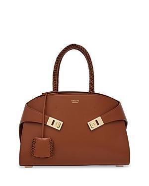 Hug Small Leather Top-Handle Bag Product Image