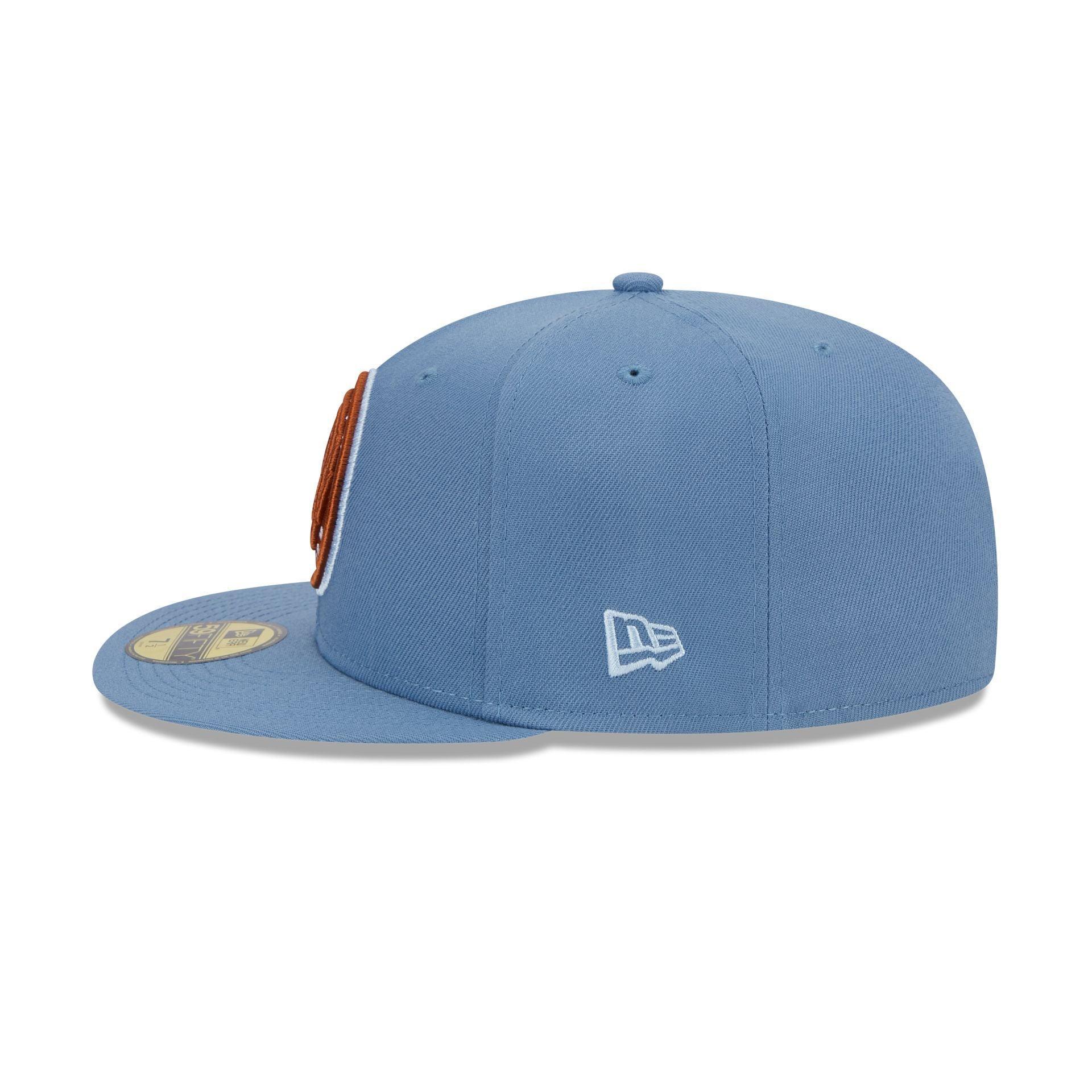 Brooklyn Nets Color Pack Faded Blue 59FIFTY Fitted Hat Male Product Image