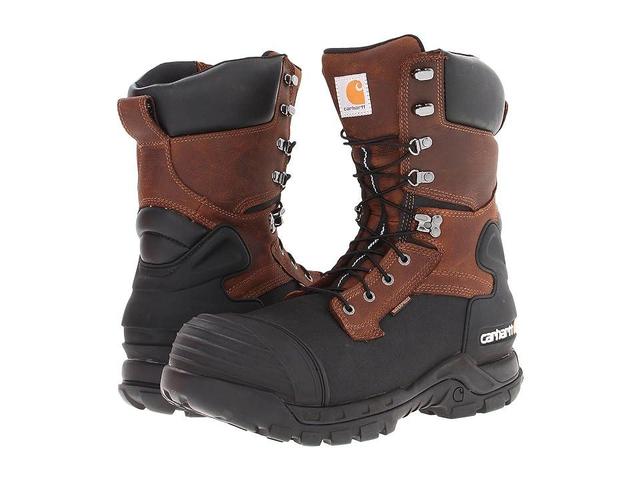 Carhartt CMC1259 10 Pac Safety Toe Boot Oil Tanned Leather) Men's Work Boots Product Image