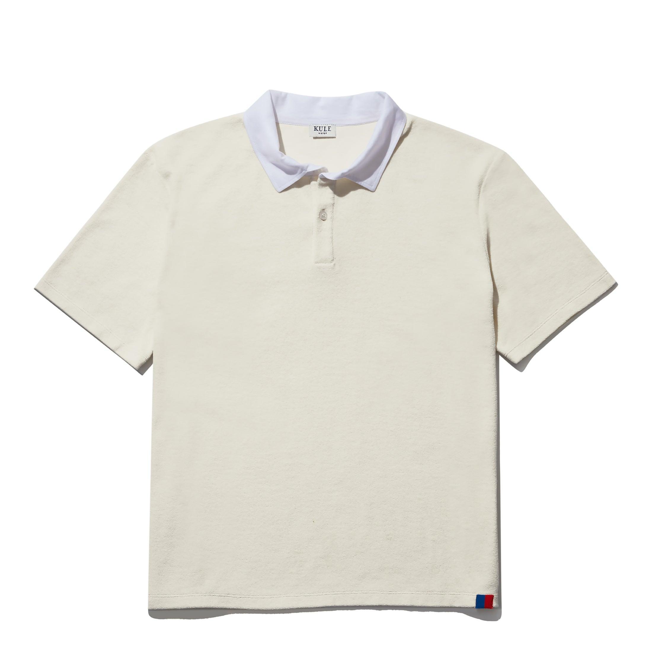 The Men's Terry Polo - Cream Male Product Image