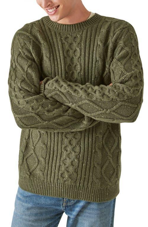 Lucky Brand Mixed Stitch Crewneck Sweater Product Image