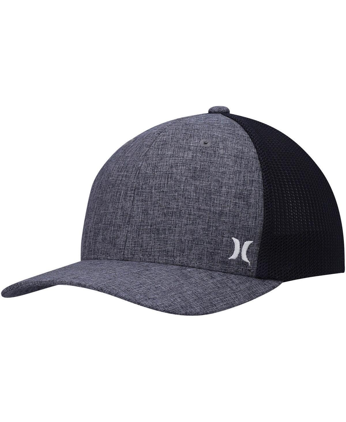 Mens Hurley Navy Mini Icon Trucker Flex Fit Hat Product Image