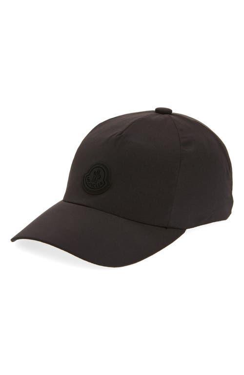 Womens Matt Black Baseball Cap Product Image