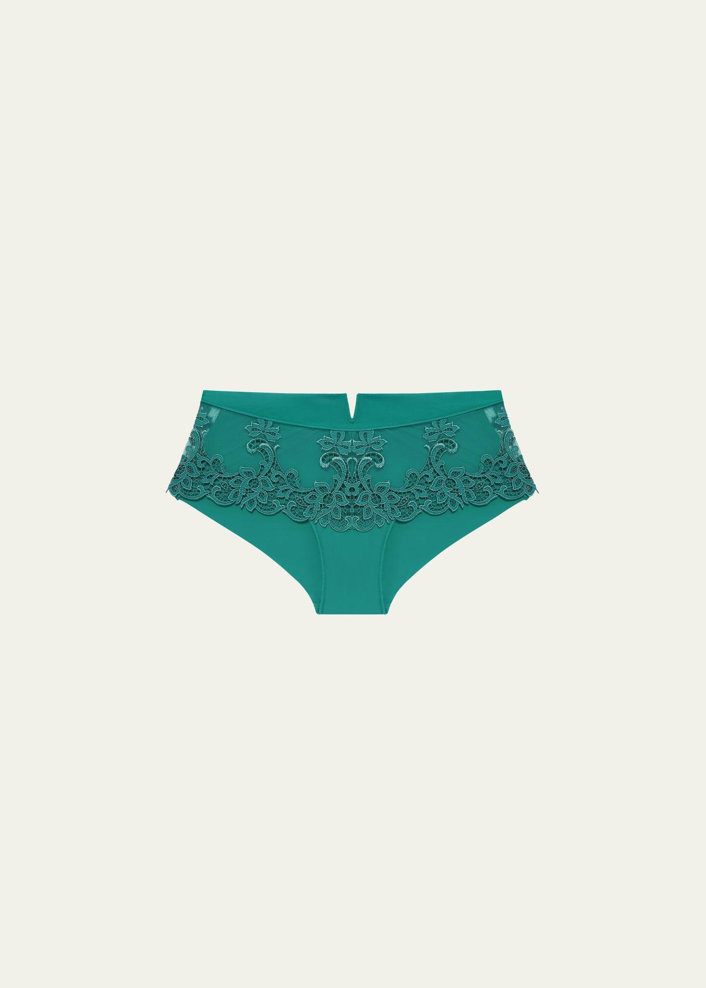 Womens Saga Floral Lace Boyshorts Product Image