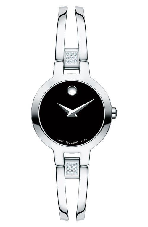 Movado Double Bar Bangle Style Amorosa Watch Product Image