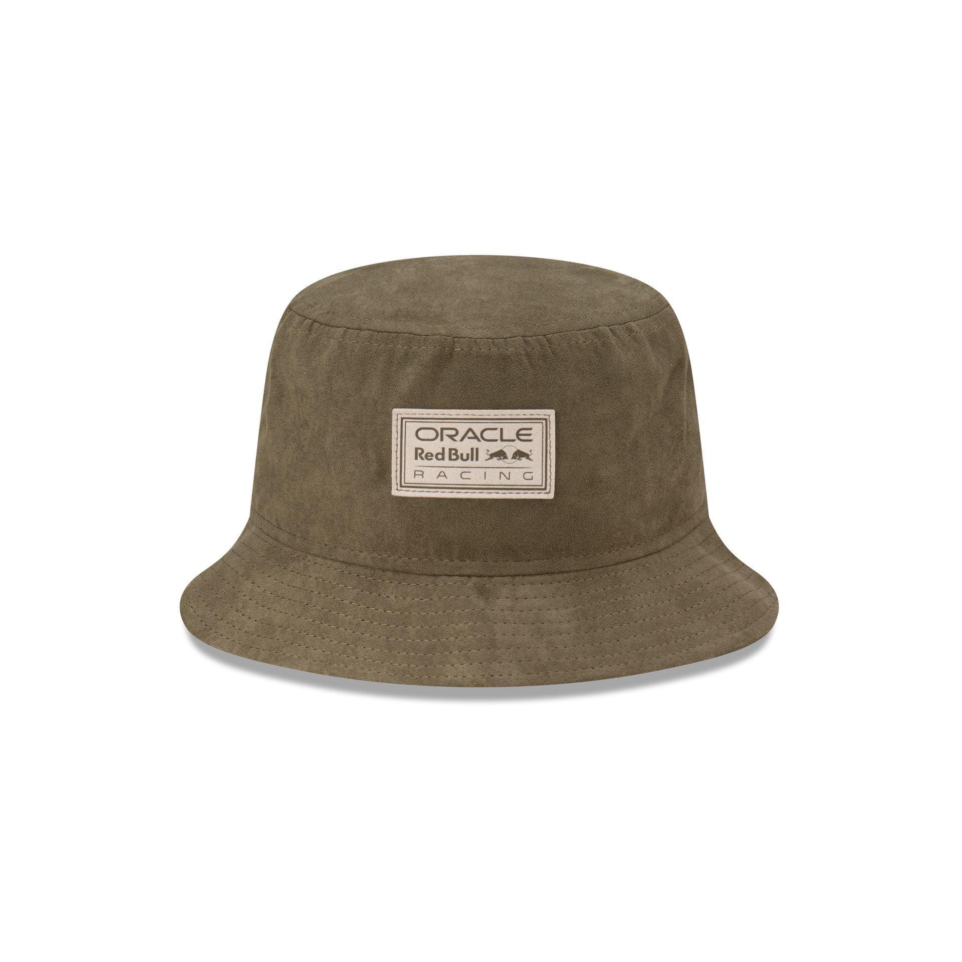 Oracle Red Bull Racing Faux Suede Olive Bucket Hat Male Product Image