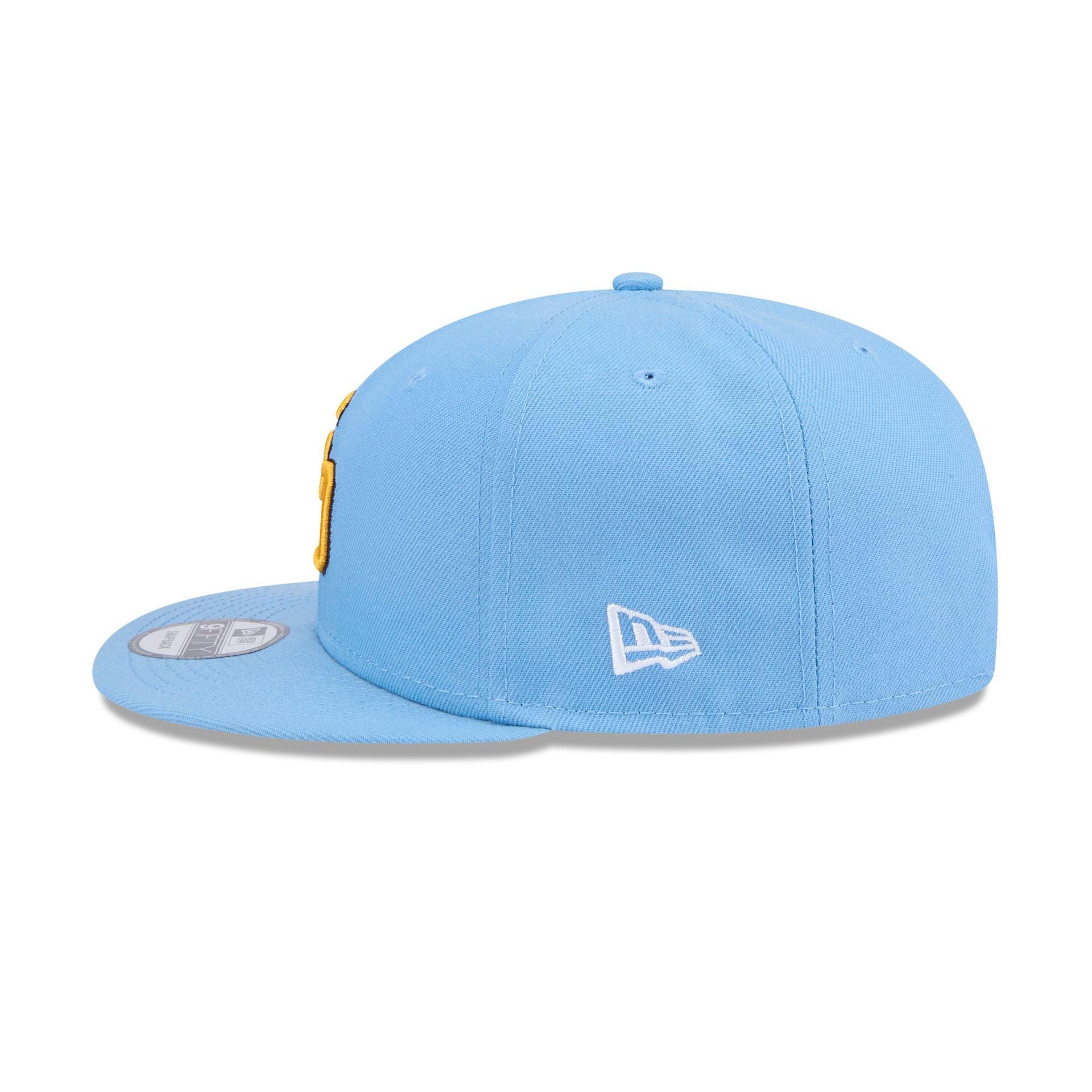 Pittsburgh Pirates Sky Blue 9FIFTY Snapback Hat Male Product Image