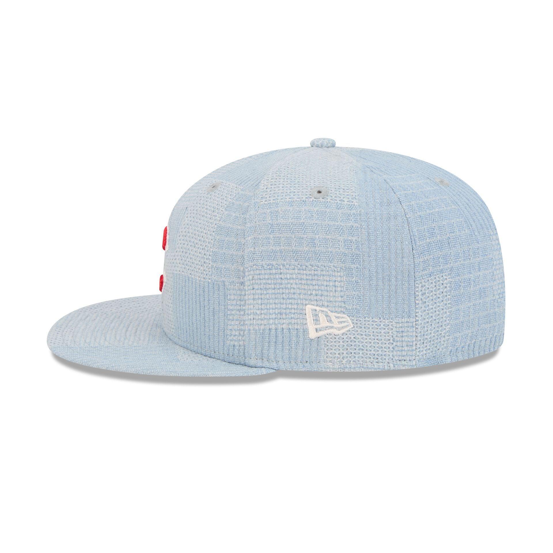 Chicago Cubs Denim Patchwork 9FIFTY Snapback Hat Male Product Image