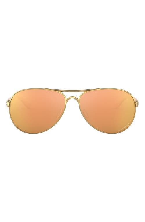 Oakley 59mm Polarized Aviator Sunglasses Product Image