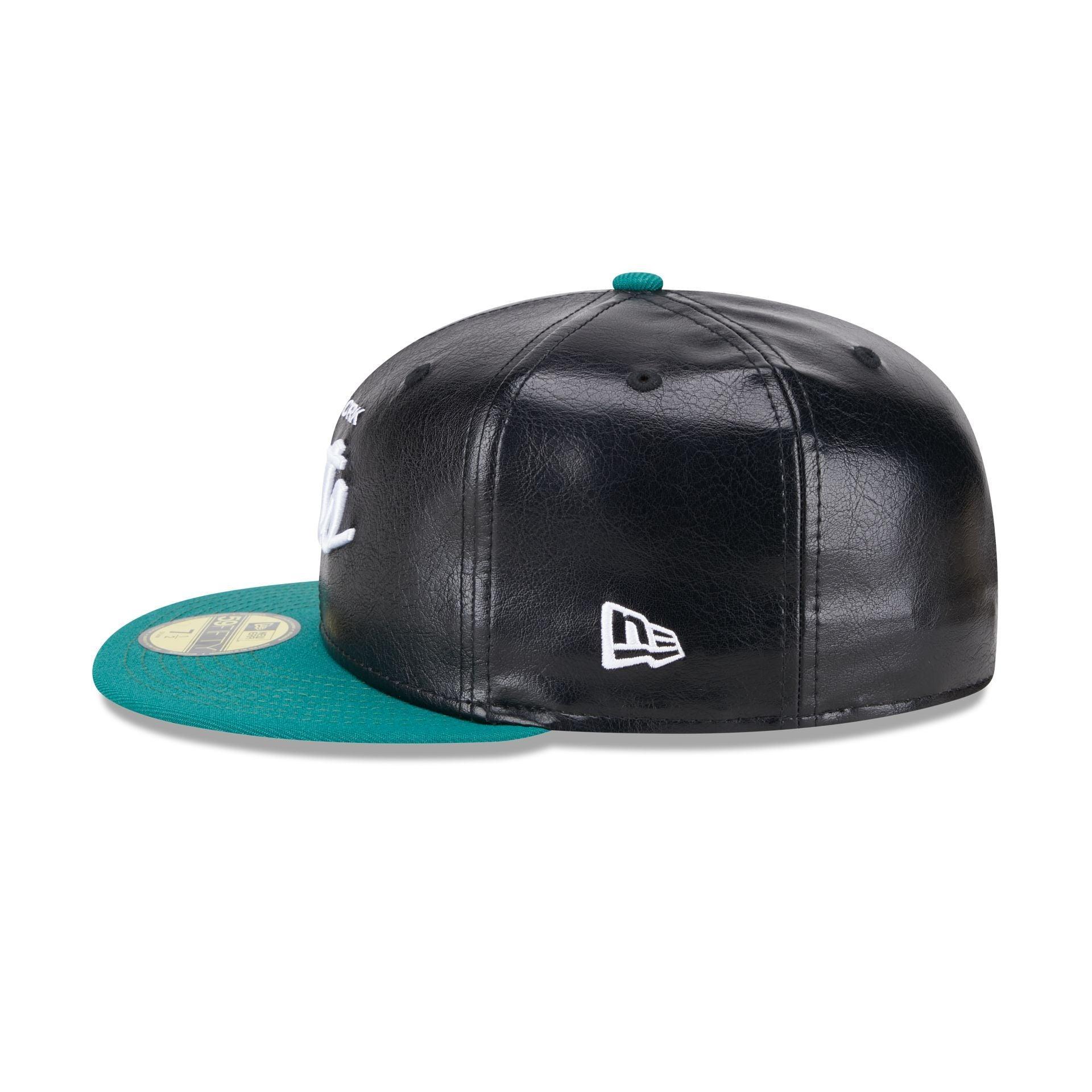 New York Jets Faux Leather Crown 59FIFTY Fitted Hat Male Product Image