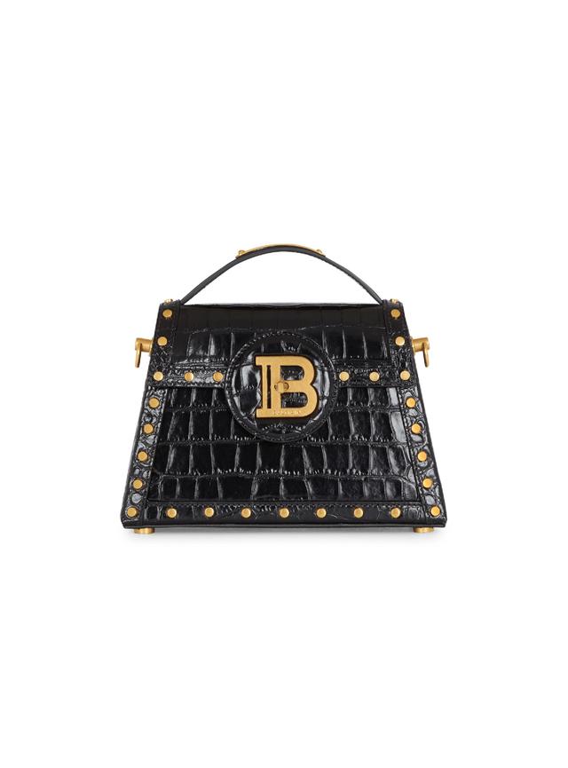 B-Buzz Dynasty bag in crocodile-print leather Product Image