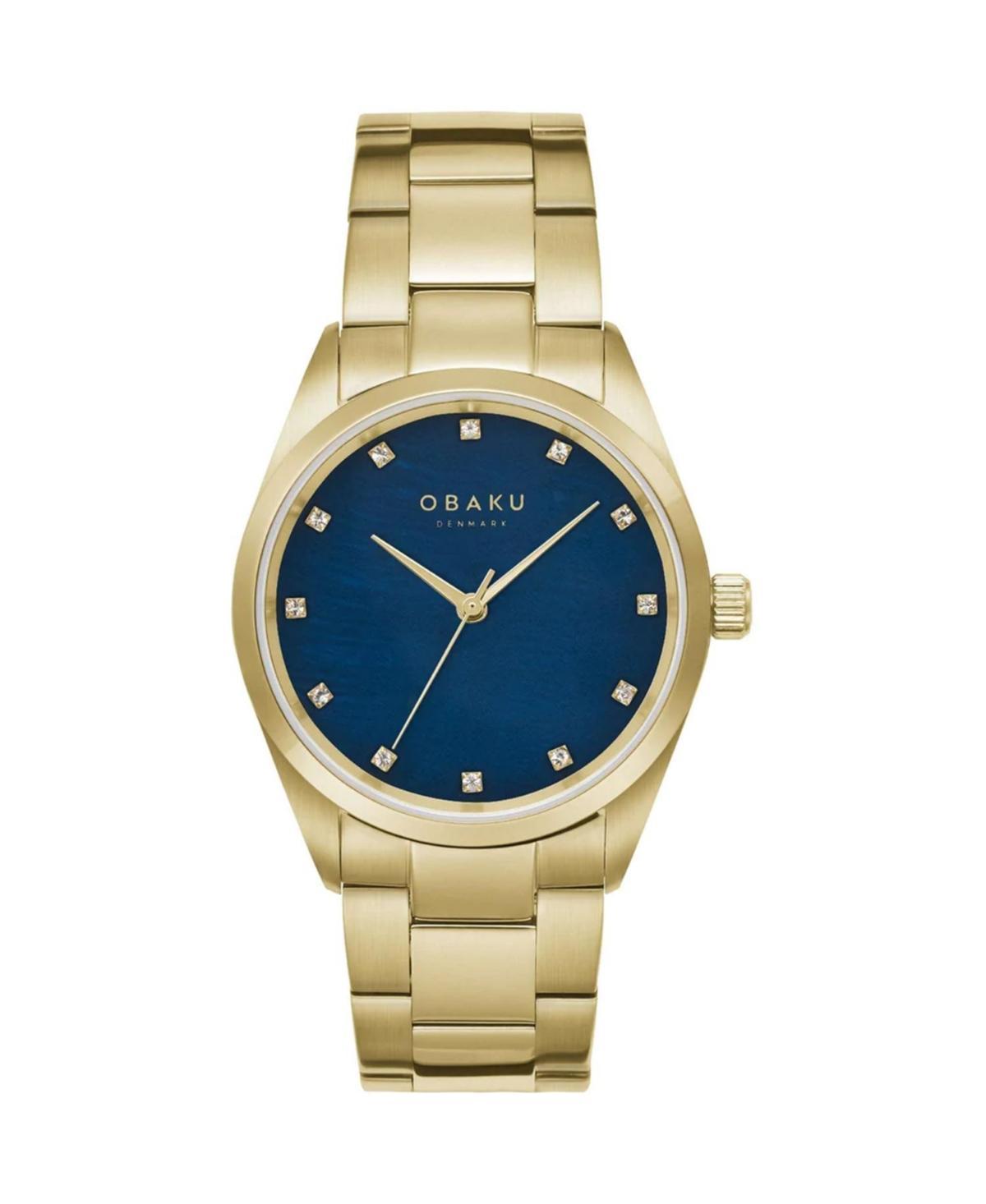 Obaku Womens Chili Beryl Blue Dial Watch - V263LXGLSG Product Image