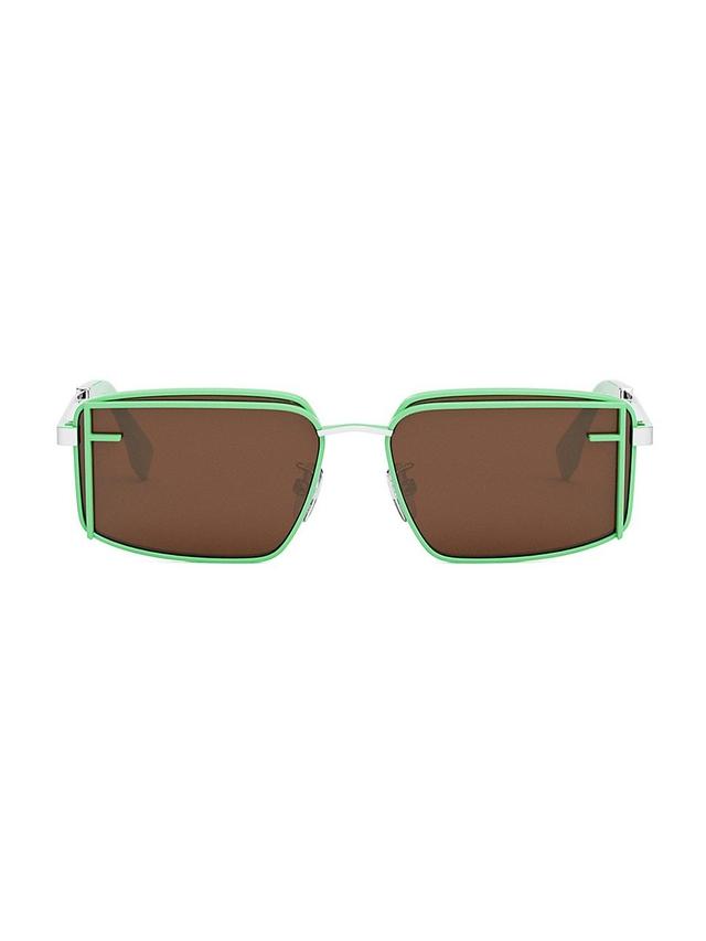 Womens Fendi First Rectangular Sunglasses Product Image