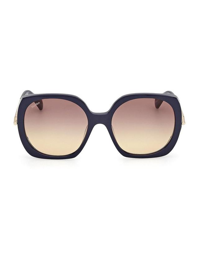 Max Mara Black Butterfly Acetate Sunglasses, 58mm Product Image