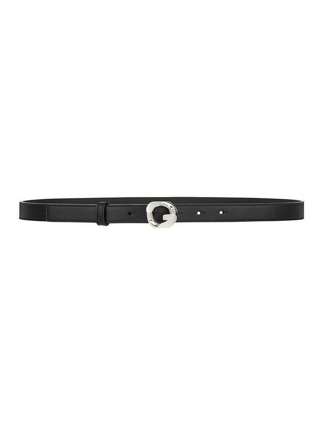 Madewell Covered Buckle Leather Belt Product Image