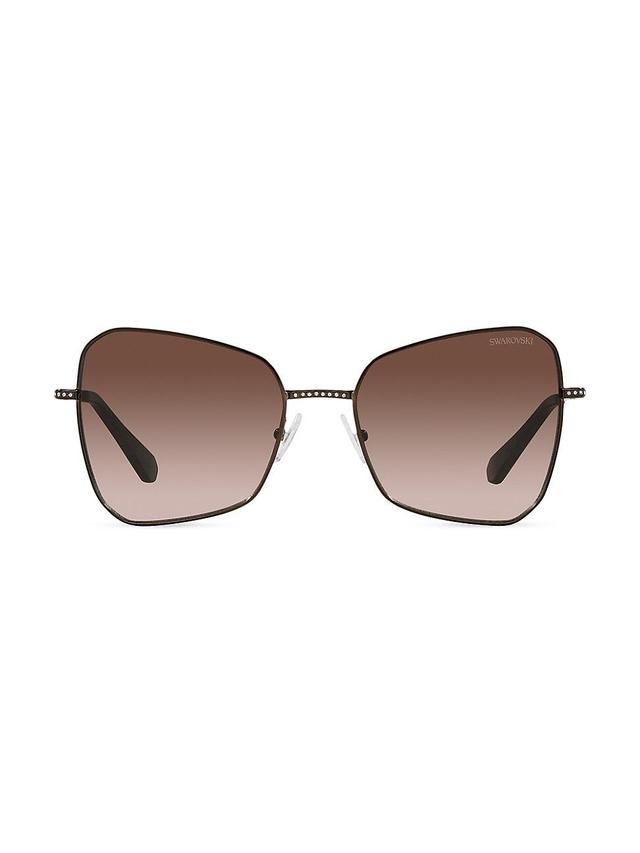 Womens 57MM Butterfly Sunglasses Product Image