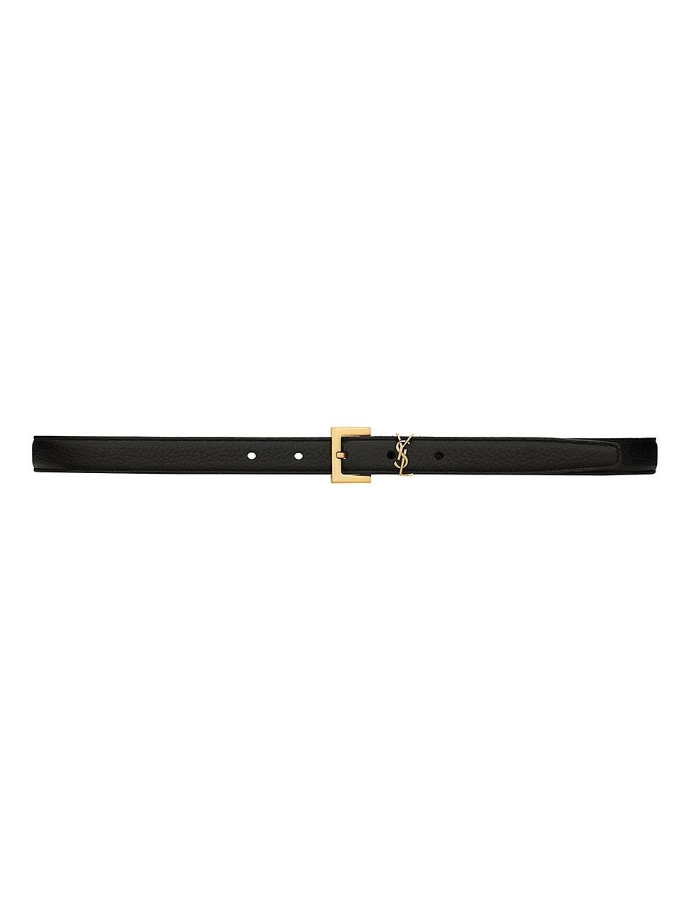 Womens Monogram Leather Belt Product Image