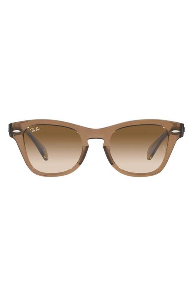 RAY BAN Square-frame Gradient-lens Sunglasses In Braun Product Image