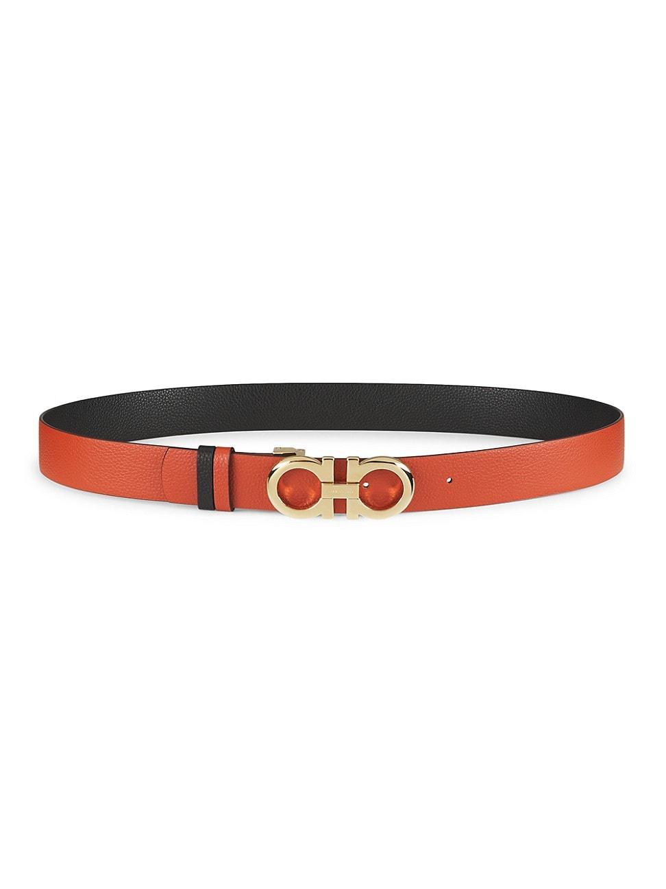 Womens Reversible Gancini Leather Belt Product Image