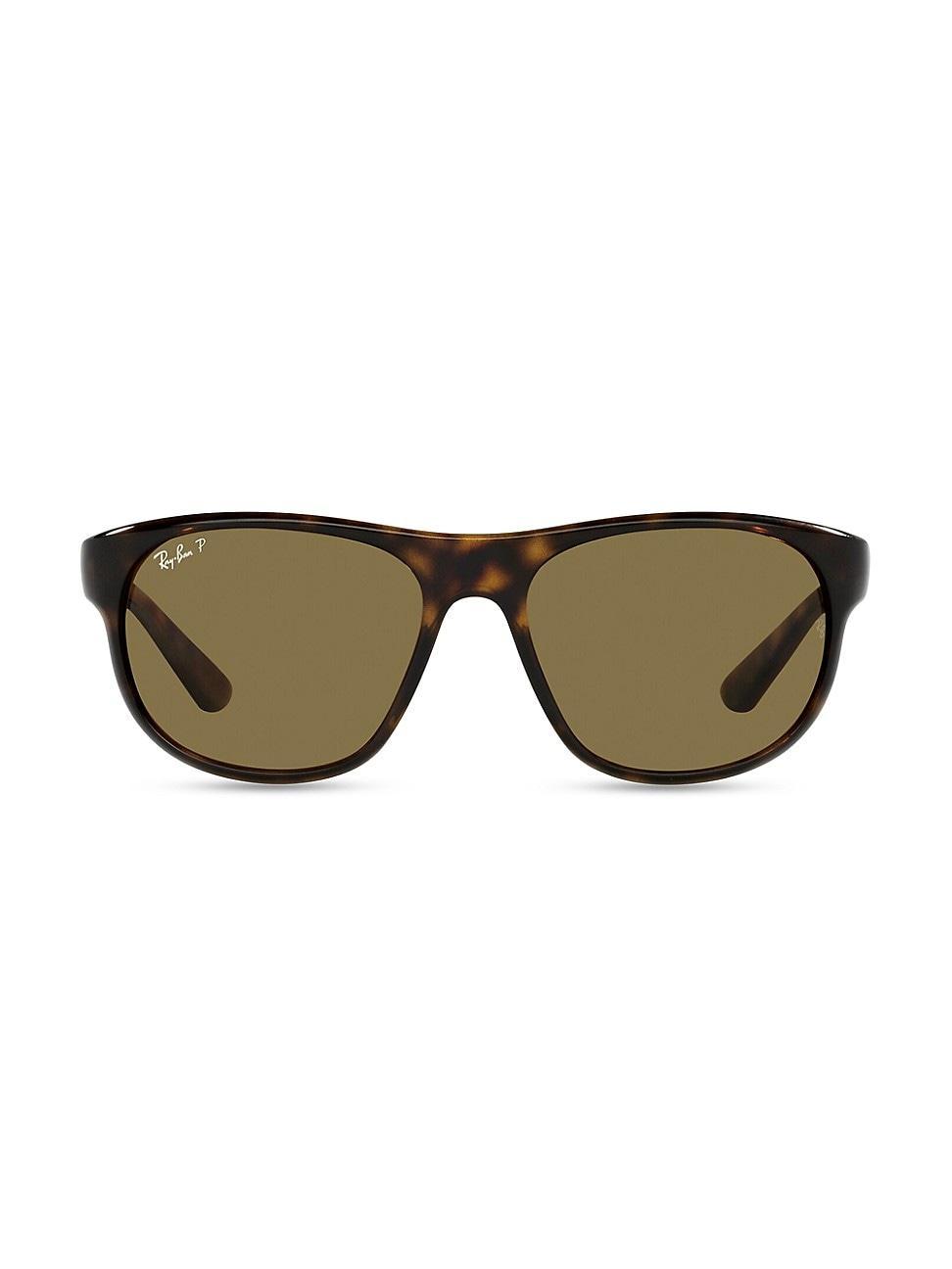 Mens RB4351 Havana 59MM Square Sunglasses Product Image