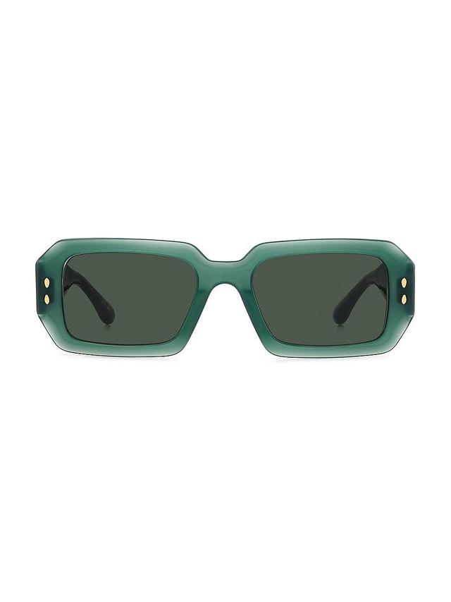 Womens 53MM Rectangle Sunglasses Product Image