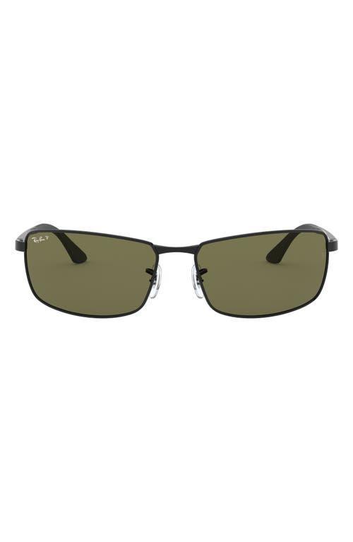 Ray-Ban 61mm Polarized Rectangle Sunglasses Product Image